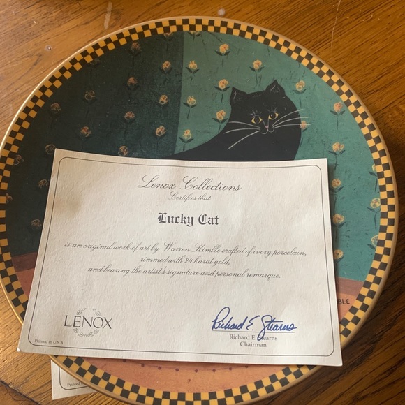 Set of 8 vintage collector plates 24k gold - Picture 3 of 8